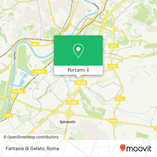 Mappa Fantasie di Gelato, 00144 Roma