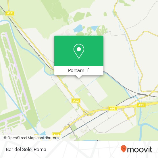 Mappa Bar del Sole, Viale di Pescina Gagliarda, 83 00148 Roma