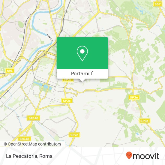 Mappa La Pescatoria, Via Duccio di Buoninsegna, 23 00142 Roma