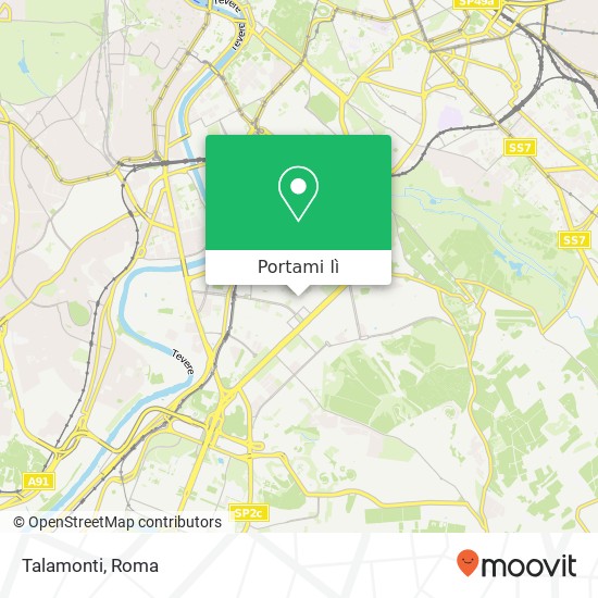 Mappa Talamonti, Piazza Adele Zoagli Mameli, 10 00145 Roma