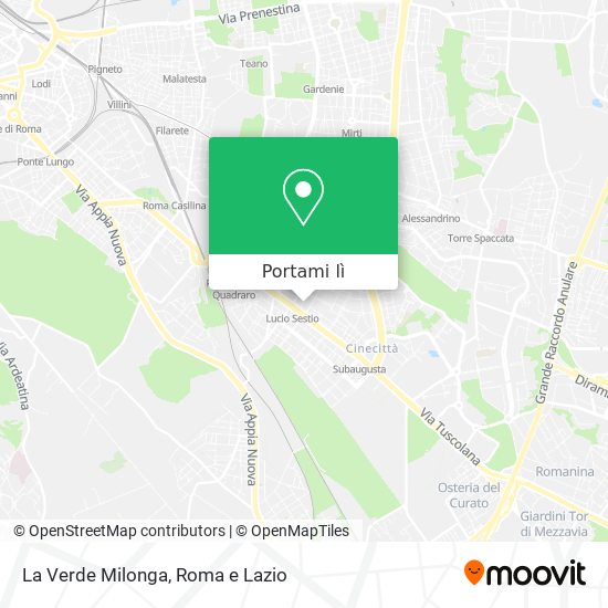 Mappa La Verde Milonga