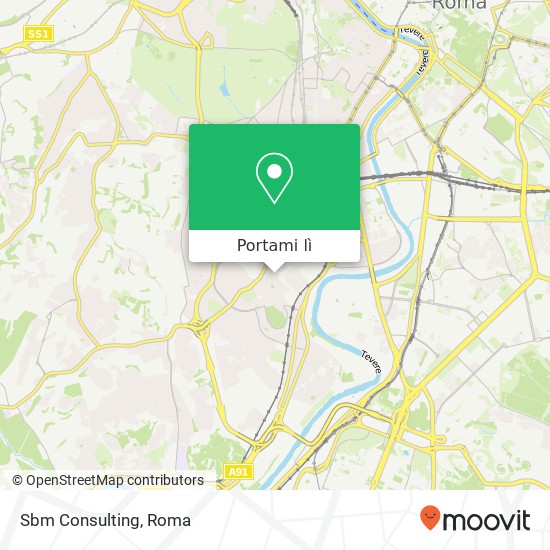 Mappa Sbm Consulting, Via Francesco Pallavicini, 3 00149 Roma