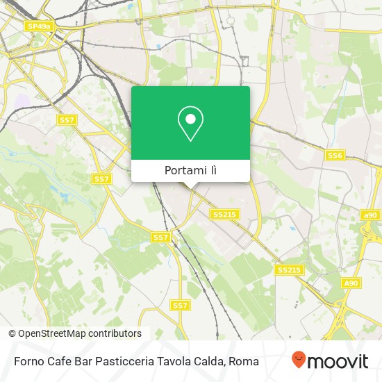 Mappa Forno Cafe Bar Pasticceria Tavola Calda