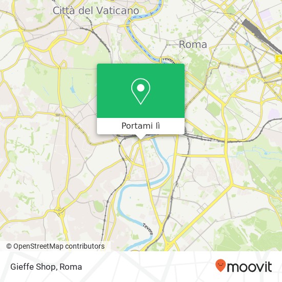 Mappa Gieffe Shop, Via Antonio Pacinotti, 8 00146 Roma