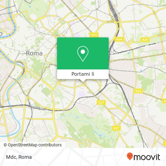 Mappa Mdc, Via Appia Nuova, 128 00183 Roma