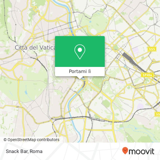 Mappa Snack Bar, Piazza in Piscinula, 42 00153 Roma