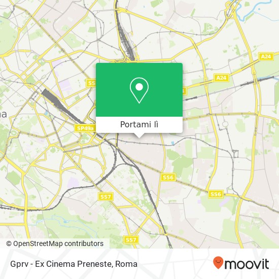 Mappa Gprv - Ex Cinema Preneste