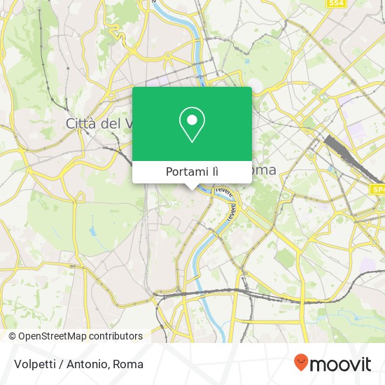 Mappa Volpetti / Antonio, Vicolo del Cinque 00153 Roma