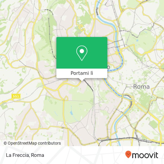 Mappa La Freccia, Via di Monte del Gallo, 23 00165 Roma