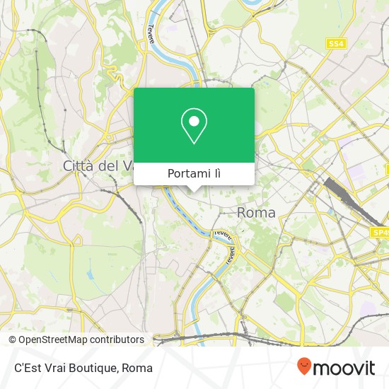Mappa C'Est Vrai Boutique, Via del Governo Vecchio, 50 00186 Roma
