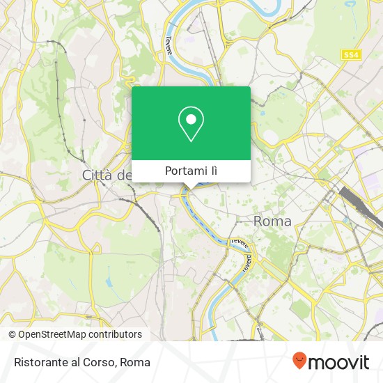 Mappa Ristorante al Corso, Corso Vittorio Emanuele II, 333 00186 Roma