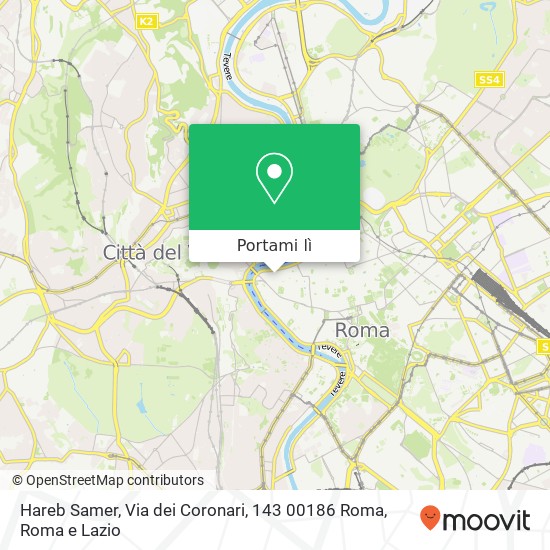 Mappa Hareb Samer, Via dei Coronari, 143 00186 Roma