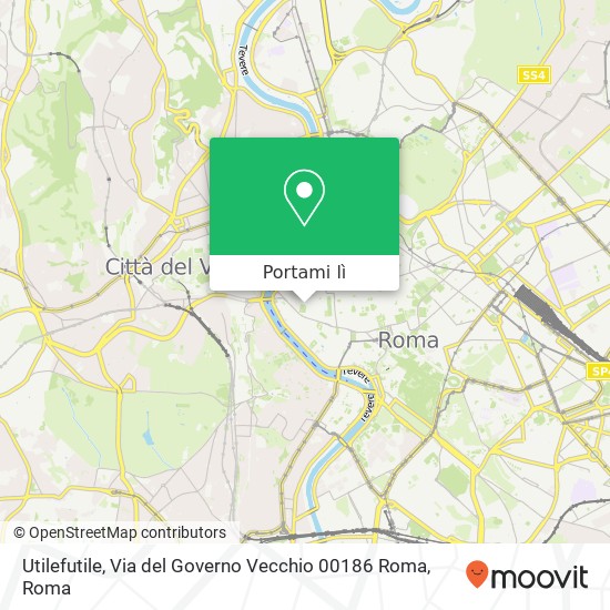 Mappa Utilefutile, Via del Governo Vecchio 00186 Roma