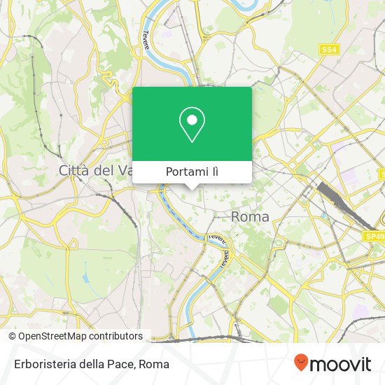 Mappa Erboristeria della Pace, Via della Pace, 33 00186 Roma