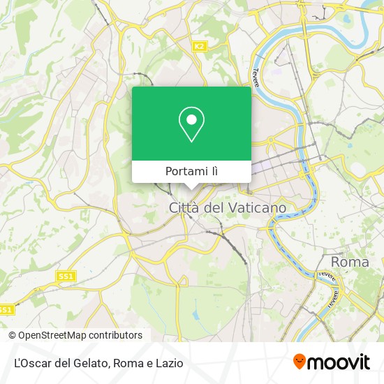 Mappa L'Oscar del Gelato