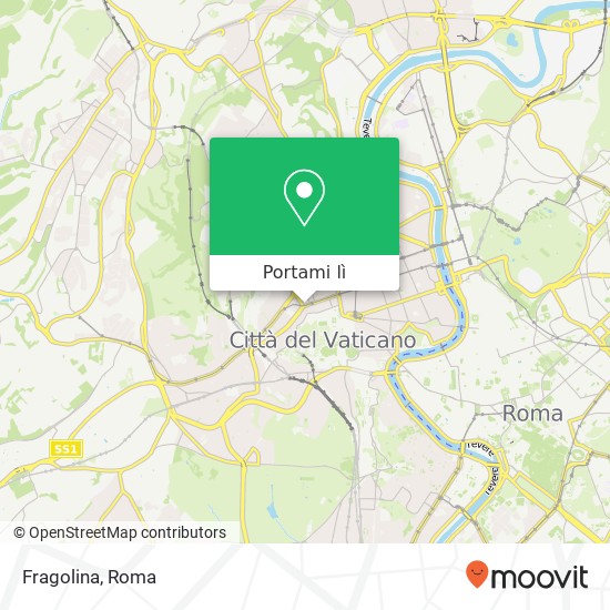 Mappa Fragolina, Via Candia, 130 00192 Roma Italia