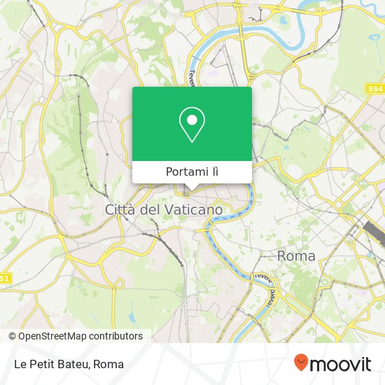 Mappa Le Petit Bateu, Via Cola di Rienzo, 311 00192 Roma