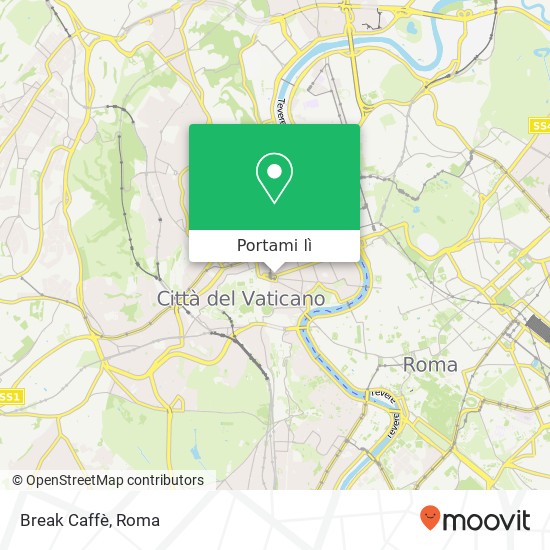 Mappa Break Caffè, Piazza del Risorgimento, 41 00192 Roma