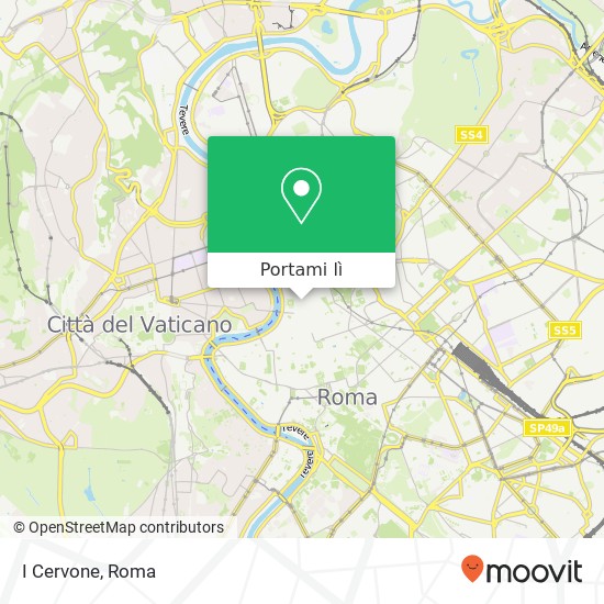 Mappa I Cervone, Via del Corso, 99 00187 Roma