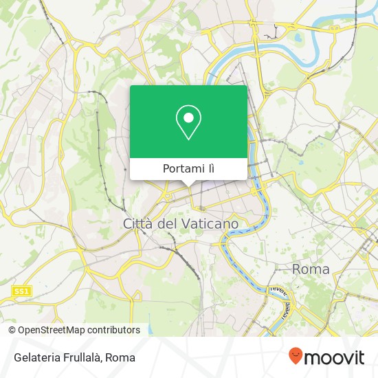 Mappa Gelateria Frullalà, Via Leone IV, 62 00192 Roma