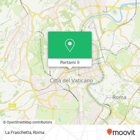 Mappa La Fraschetta, Via Francesco Caracciolo 00192 Roma