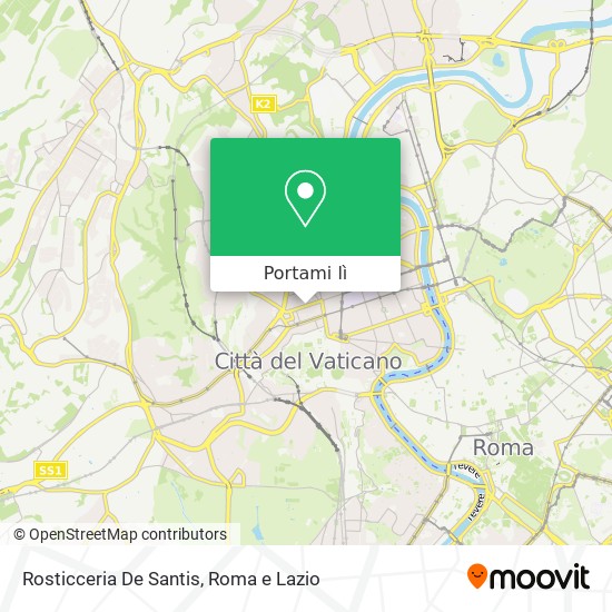 Mappa Rosticceria De Santis