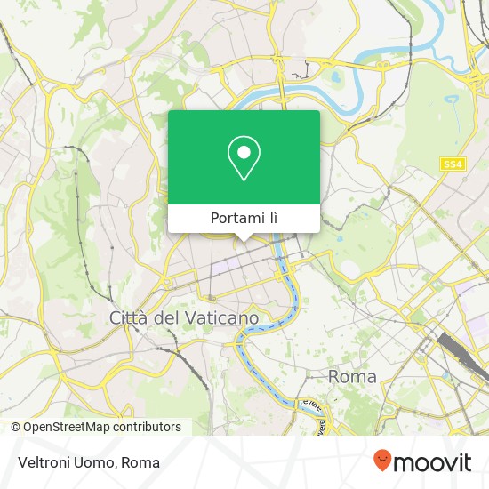 Mappa Veltroni Uomo, Via Giuseppe Ferrari, 19 00195 Roma