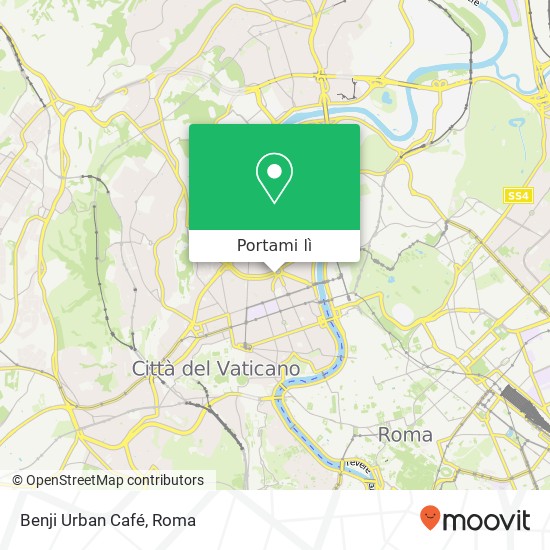 Mappa Benji Urban Café, Viale Giuseppe Mazzini 00195 Roma