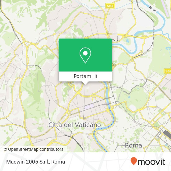 Mappa Macwin 2005 S.r.l., Viale Angelico, 74 00195 Roma