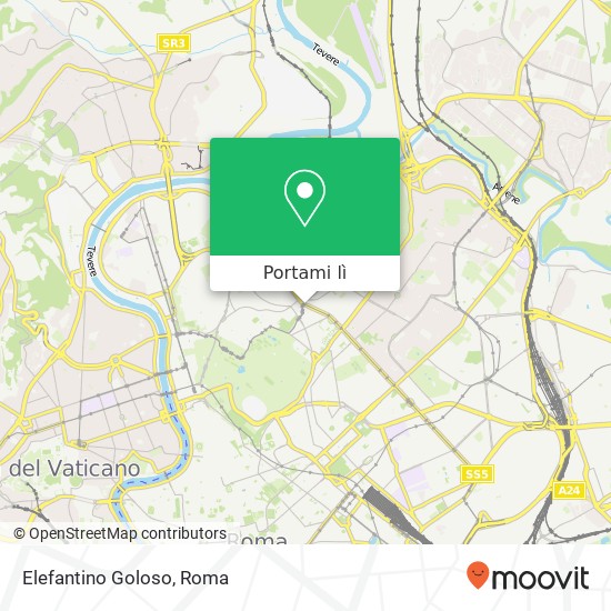 Mappa Elefantino Goloso, Viale Liegi, 53 00198 Roma