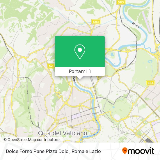 Mappa Dolce Forno Pane Pizza Dolci