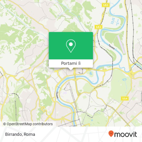 Mappa Birrando, Via Flaminia, 506 00191 Roma