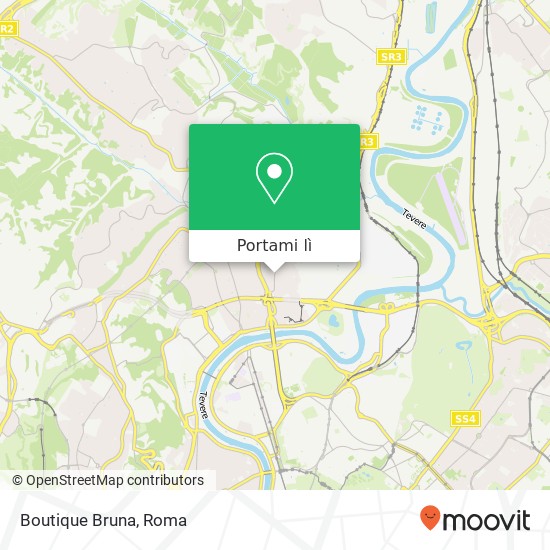 Mappa Boutique Bruna, Via Flaminia, 693 00191 Roma