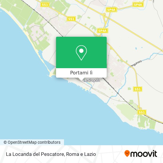 Mappa La Locanda del Pescatore