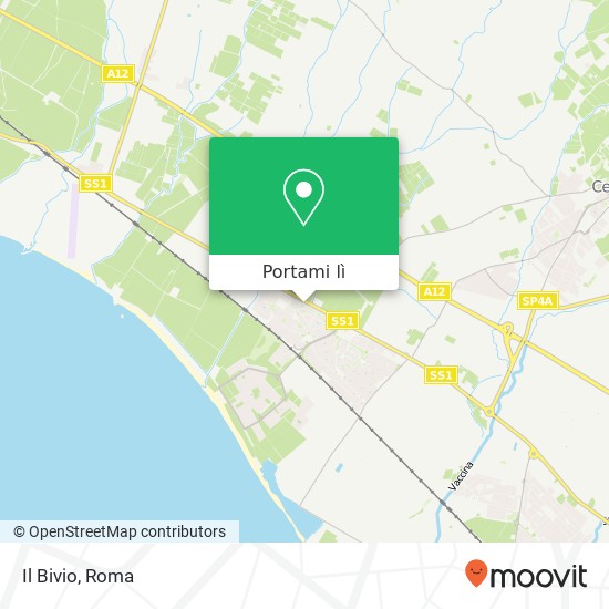 Mappa Il Bivio, Viale Fregene 00052 Cerveteri