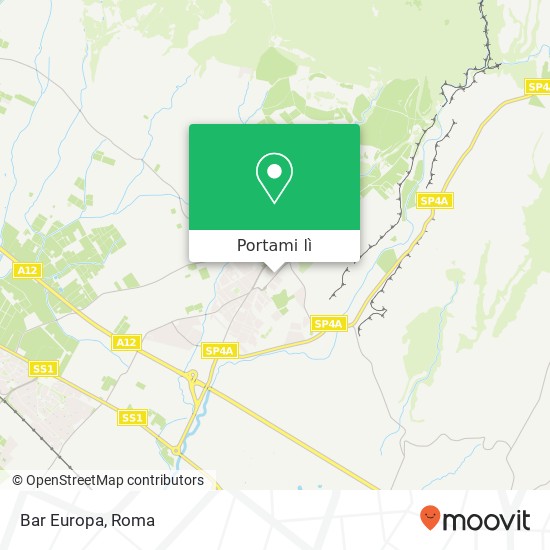 Mappa Bar Europa, Via Livry Gargan 00052 Cerveteri