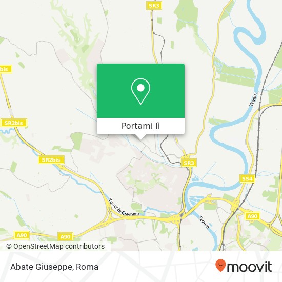Mappa Abate Giuseppe, Via della Giustiniana, 154 00188 Roma