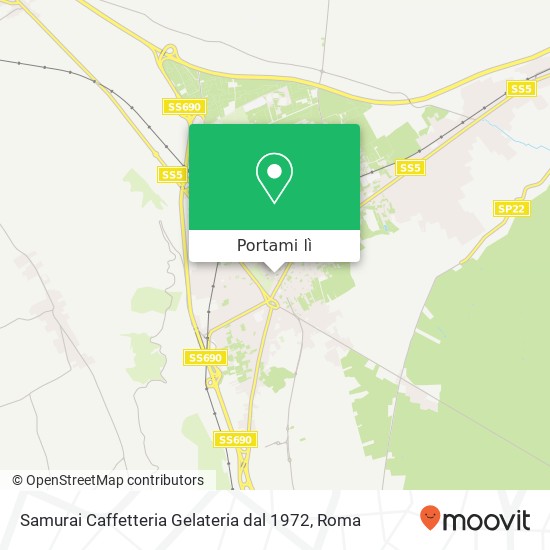 Mappa Samurai Caffetteria Gelateria dal 1972, Piazza della Repubblica 67051 Avezzano
