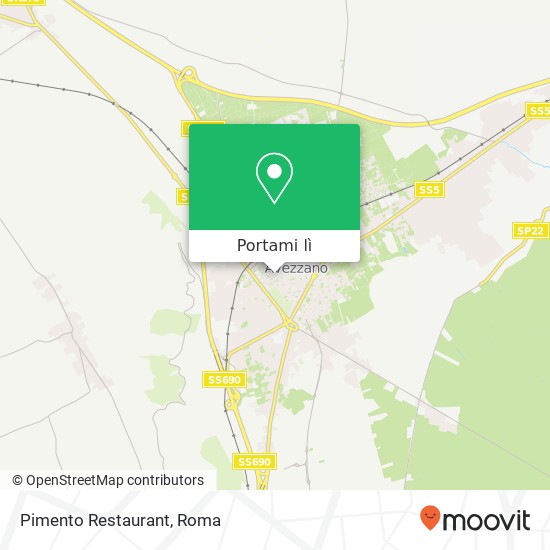 Mappa Pimento Restaurant, Via Francesco Crispi, 69A 67051 Avezzano