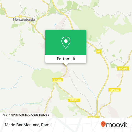 Mappa Mario Bar Mentana, Via Provinciale Nomentana, 35 00013 Mentana