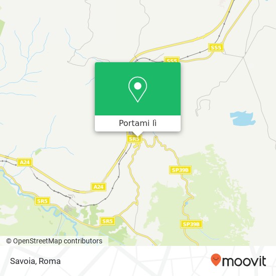 Mappa Savoia, 00023 Arsoli