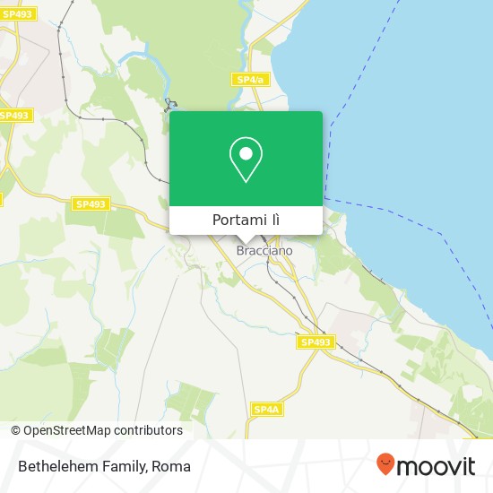 Mappa Bethelehem Family, Via Carlo Marchi, 59 00062 Bracciano