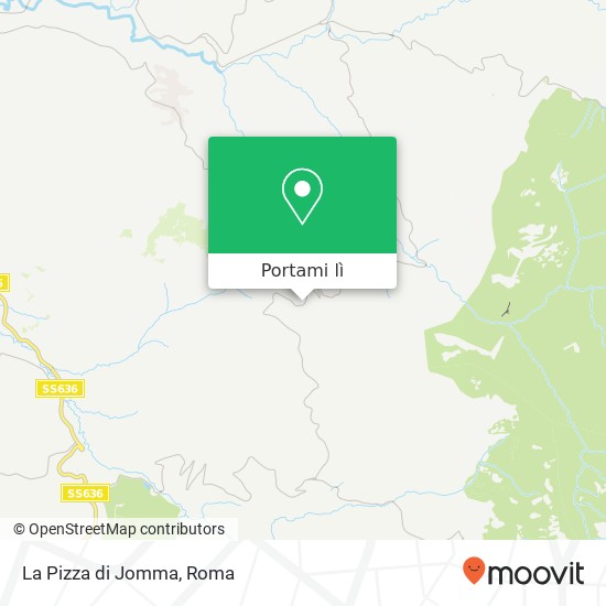 Mappa La Pizza di Jomma, Via 4 Novembre 00010 Montorio Romano