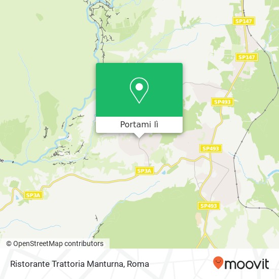 Mappa Ristorante Trattoria Manturna, Corso della Repubblica 00060 Canale Monterano