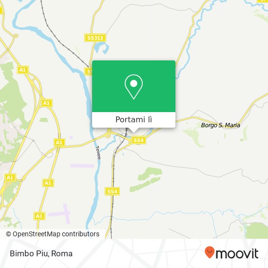 Mappa Bimbo Piu, Via 24 Maggio, 62 02032 Fara in Sabina