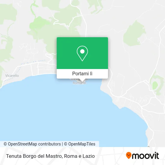 Mappa Tenuta Borgo del Mastro
