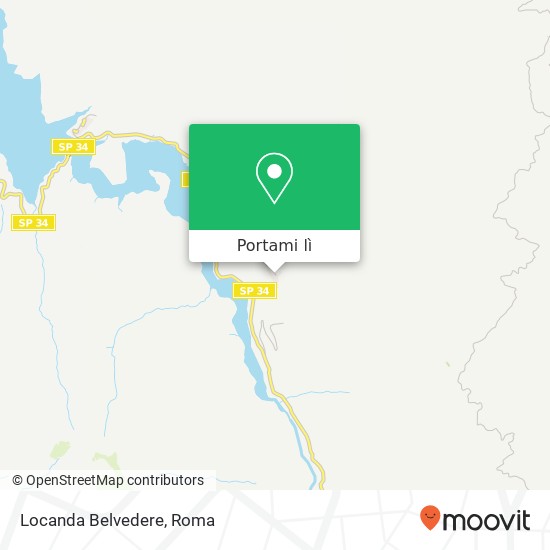 Mappa Locanda Belvedere, Piazza Mareri 02020 Ascrea