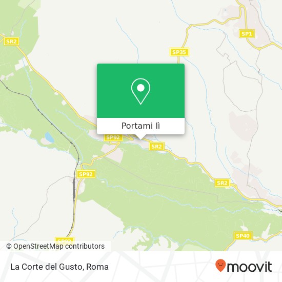 Mappa La Corte del Gusto, Vicolo Forno da Capo 01012 Capranica