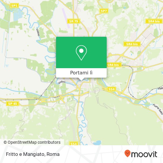 Mappa Fritto e Mangiato, Via Porta Romana, 23 02100 Rieti
