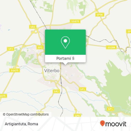 Mappa Artigiantuta, Via Vicenza, 28 01100 Viterbo